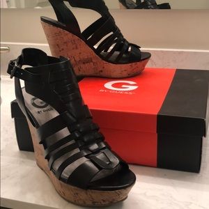 Guess platform sandals. Love!